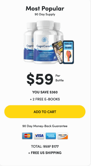 CogniCare Pro three bottle package
